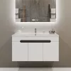 Шкаф для ванной Bayro Etna Duo подвесной с умывальником Nomi Argo 1000, Белый Мат (123962_120993)