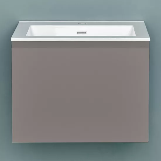 Шкаф для ванной Bayro Formal подвесной без умывальника, Light Grey (117654)