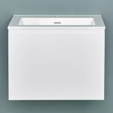 Шкаф для ванной Bayro Formal подвесной без умывальника, Белый Мат (117655)