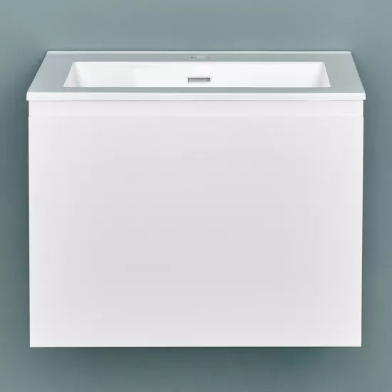 Шкаф для ванной Bayro Formal подвесной без умывальника, Белый Мат (117655)