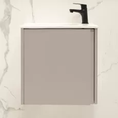 Dulap pentru baie Bayro Mono suspendat с умывальником Sanovit Atria 500, Gri Piatra (118179_112880)