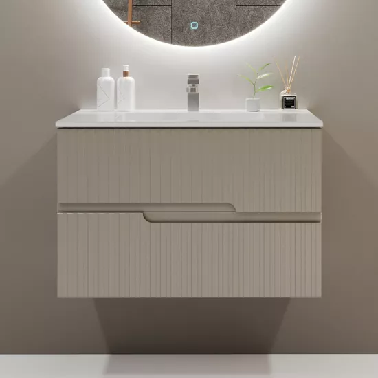 Шкаф под умывальник Bayro Santos 60 cm, подвесной, Light Grey (122964)