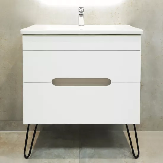 Dulap pentru baie Bayro Etna universal fară lavoar, Alb Mat (123964)