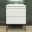 Dulap pentru lavoar Bayro Studio 60 cm, universal, Alb Mat (118782)