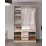 Dulap Bayro Harmony cu sertare, 135x220x55 cm, Sonoma (608039)