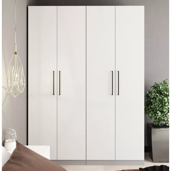 Dulap Bayro Serenity, 160x220x51,8 cm, Gri asfalt (607399)