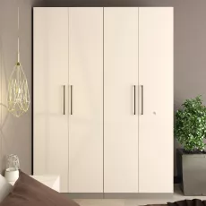Dulap Bayro Serenity, 160x220x51,8 cm, Light cream (608519)