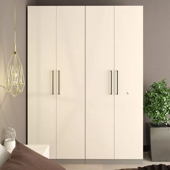 Dulap Bayro Serenity, 160x220x51,8 cm, Light cream (608519)