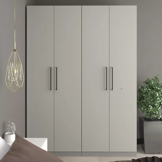 Dulap Bayro Serenity, 160x220x51,8 cm, Trend grey (608523)