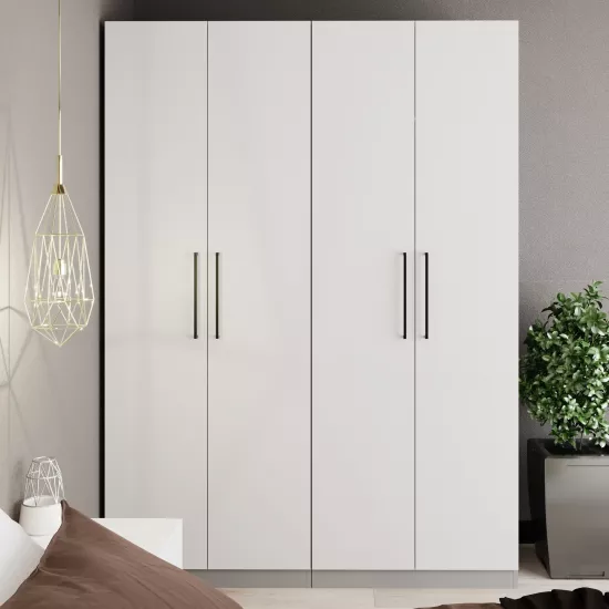 Dulap Bayro Serenity, 160x220x51,8 cm, Light grey (608515)