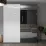 Dulap glisant Bayro Top Line Napoli, 200x230x56 cm, cu 1 oglindă, White Gloss
