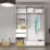 Dulap glisant Bayro Parma, 160x225x60 cm,, Gri Piatra