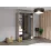 Dulap glisant Bayro Parma Gaphite, 140x225x60 cm,, Gri Piatra