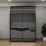 Dulap glisant Bayro Parma Gaphite, 160x225x60 cm,, Antracit