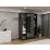 Dulap glisant Bayro Parma Gaphite, 160x225x60 cm,, Antracit