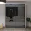 Dulap glisant Bayro Parma Gaphite, 180x225x60 cm,, Gri Piatra