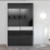 Dulap glisant Bayro Murano, 140x230x60 cm,, Alb
