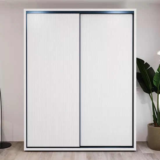 Шкаф-купе Bayro Murano, 180x230x60 cm,, Белый