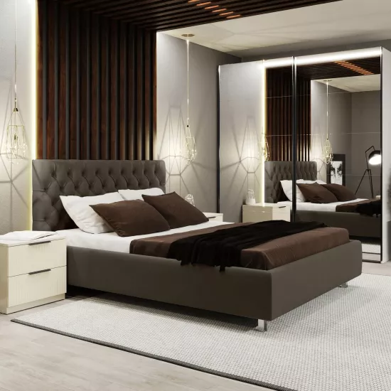 Кровать Bayro RomanRose, 160 x 200 см, ткань категория II