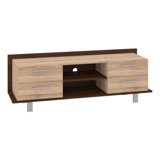 Comoda TV Pehotin Palermo, 140x40x48 см, Nuc/Sonoma