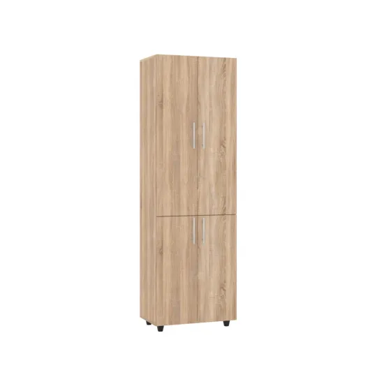 Шкаф Pehotin ШД-3 с полками, 60x38x189,5 см, Дуб сонома