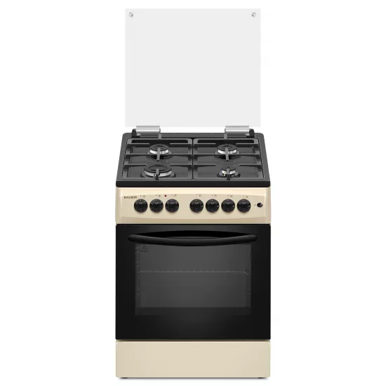 Aragaz Bauer TE 6640 BEBLCT Beige/Black