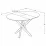 Стол обеденный Magnus Ruta, 95x95 см, Lagina High Gloss