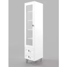 Vitrina-penal ML-Mobila Mira № 6 (50 cm), White