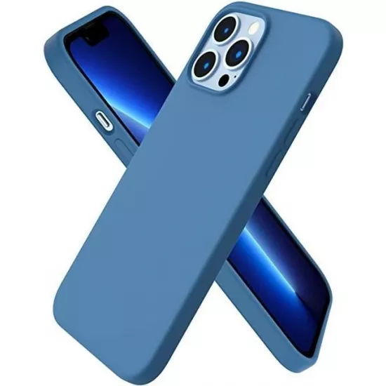 Husă Helmet TPU Liquid pentru iPhone 13 Pro Max, Blue