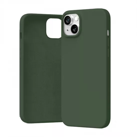 Чехол Screen Geeks TPU Soft Touch для iPhone 14 Plus, Dark Green