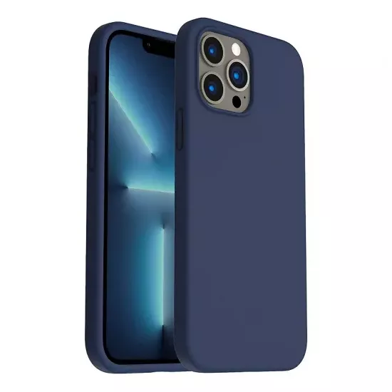 Чехол Screen Geeks TPU Soft Touch для iPhone 14 Pro Max, Blue