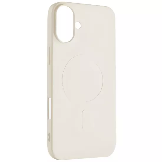 Husă WOO TPU Magsafe pentru iPhone 16, Beige