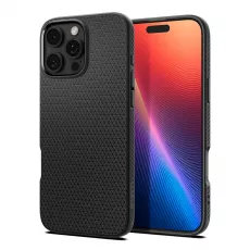Husă Spigen TPU Liquid pentru iPhone 16 Pro, Black