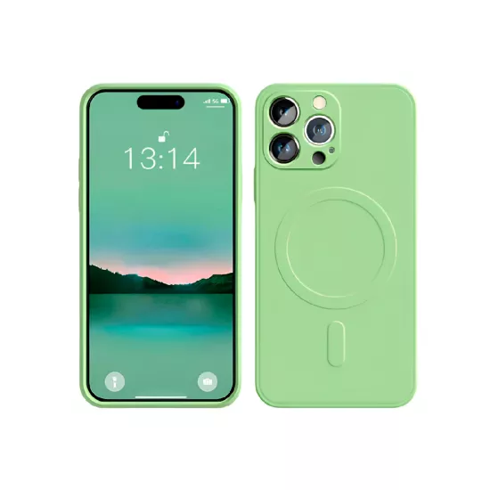 Husă WOO TPU Magsafe pentru iPhone 16 Pro, Green