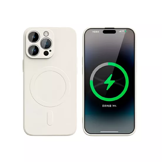 Husă WOO TPU Liquid pentru iPhone 16 Pro Max, Beige