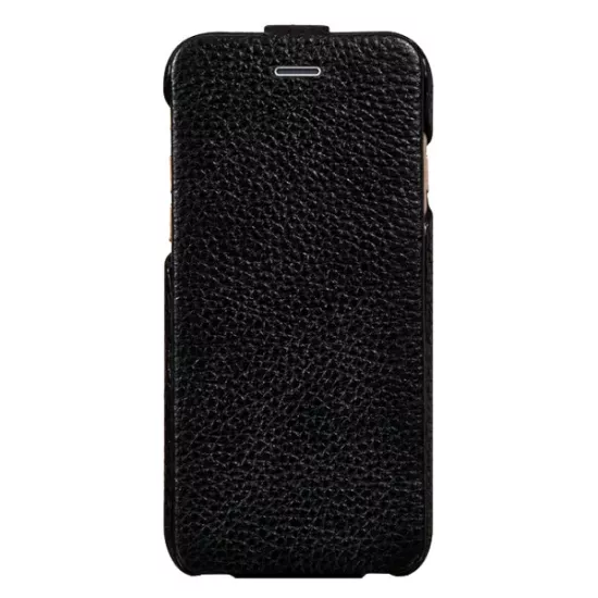 Husă Hoco flip eco leather pentru iPhone 6/6S, Black