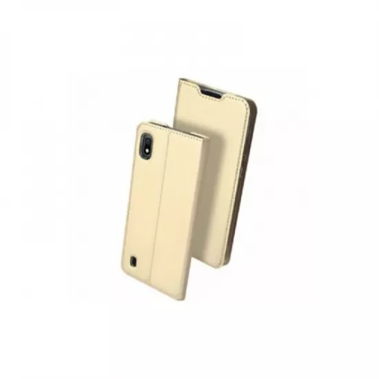 Husă Xcover flip eco leather pentru Samsung Galaxy A10, Gold