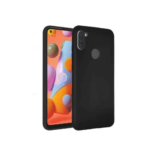 Husa Helmet TPU Liquid pentru Samsung Galaxy A11, Black