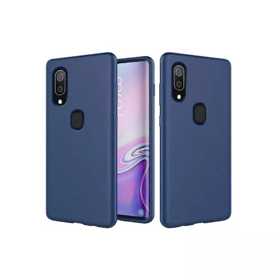 Husa Helmet TPU Liquid pentru Samsung Galaxy A11, Blue