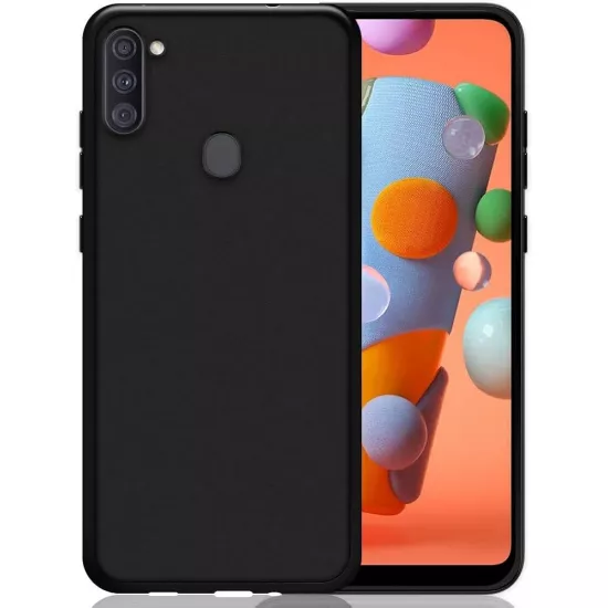 Чехол Screen Geeks TPU Soft Touch для Samsung Galaxy A11, Black