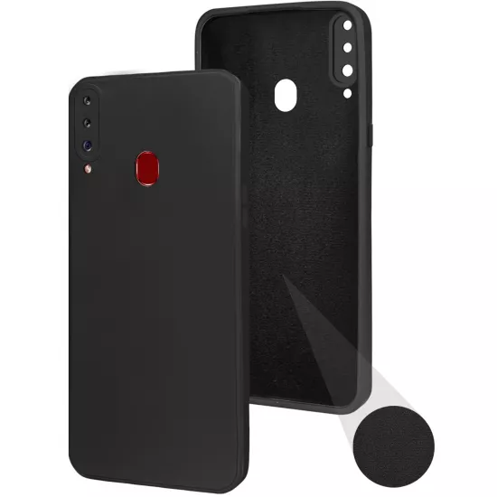 Husa Screen Geeks TPU Solid pentru Samsung Galaxy A20S, Black