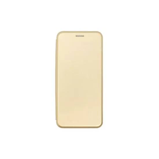 Husă tip carte Screen Geeks Flip pentru Samsung Galaxy A21S, Gold