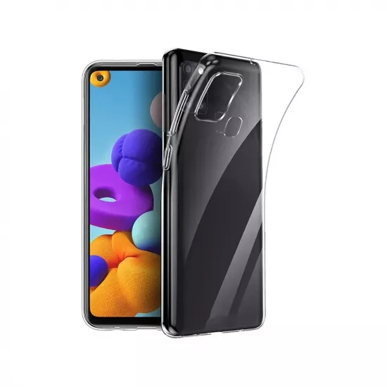Husa Helmet TPU Light Series pentru Samsung Galaxy A21S, Clear