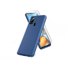 Husa Helmet TPU Liquid pentru Samsung Galaxy A21S, Blue