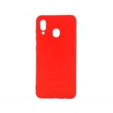 Husa Helmet TPU Liquid pentru Samsung Galaxy A30S, Red