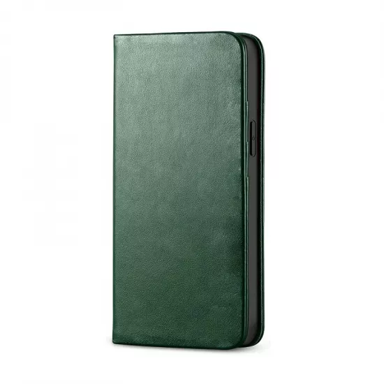Husă tip carte Screen Geeks Flip pentru Samsung Galaxy A31, Dark Green