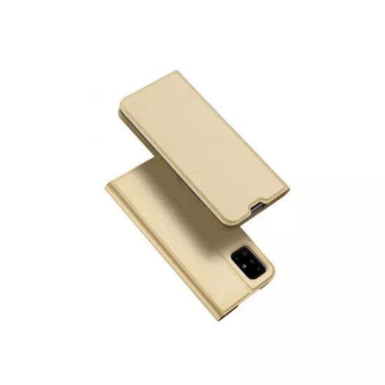 Чехол книжка Xcover Flip eco leather для Samsung Galaxy A51, Gold