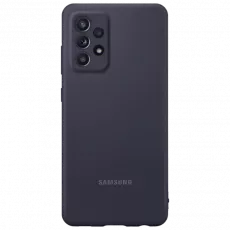 Husa Silicone Cover pentru Samsung Galaxy A52, Black
