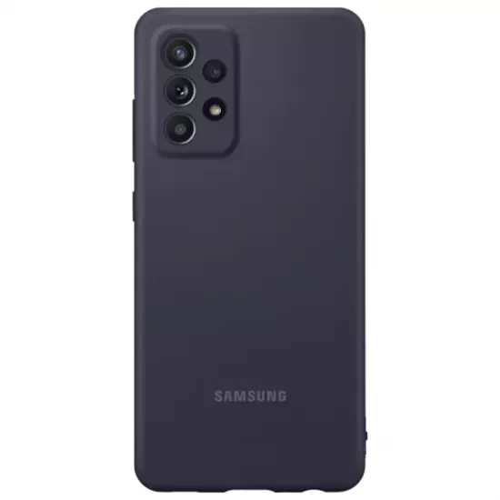 Чехол Silicone Cover для Samsung Galaxy A52, Black
