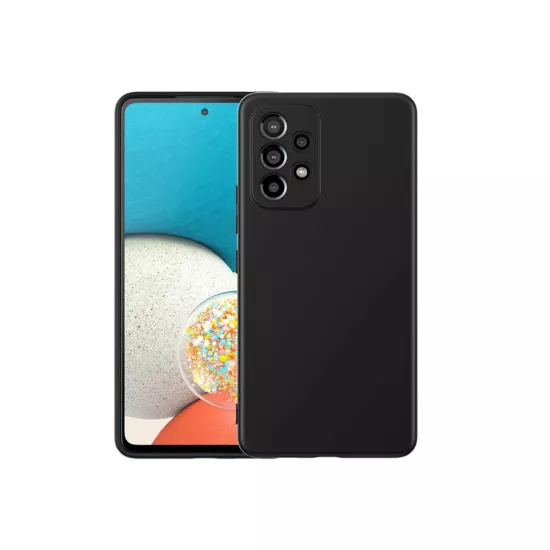 Husa Screen Geeks TPU Soft Touch pentru Samsung Galaxy A53, Black